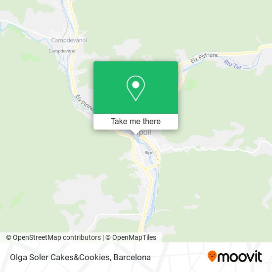 Olga Soler Cakes&Cookies map