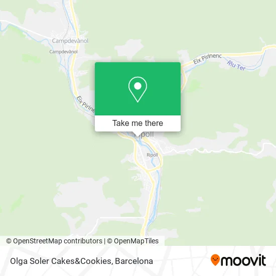 Olga Soler Cakes&Cookies map