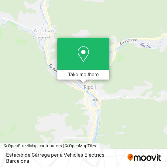 Estació de Càrrega per a Vehicles Elèctrics map