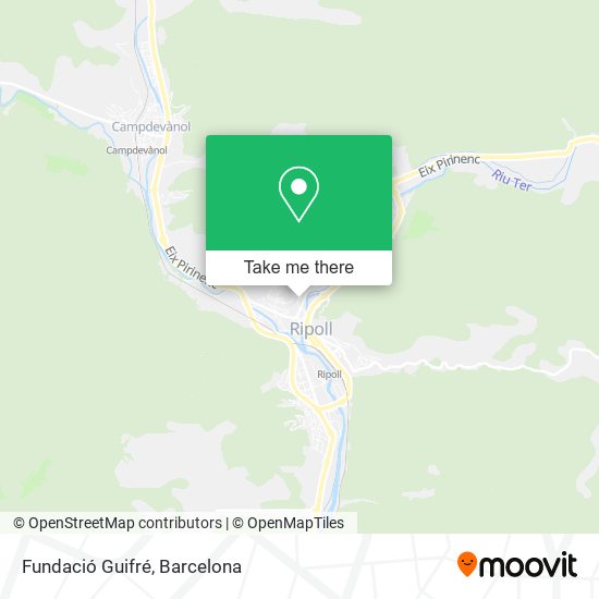 Fundació Guifré map
