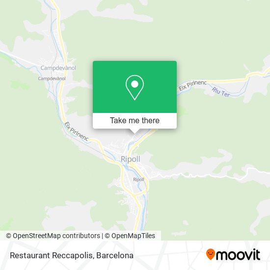 Restaurant Reccapolis map