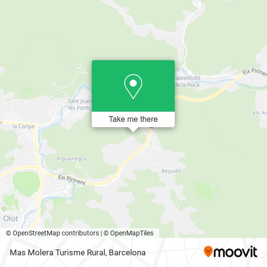 Mas Molera Turisme Rural map