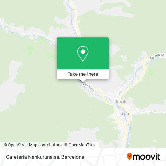 Cafetería Nankurunaisa map