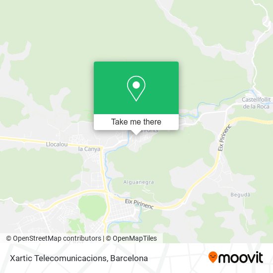 Xartic Telecomunicacions map