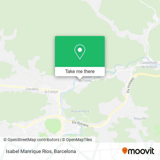 Isabel Manrique Ríos map