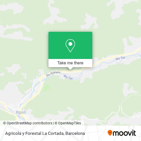 Agrícola y Forestal La Cortada map