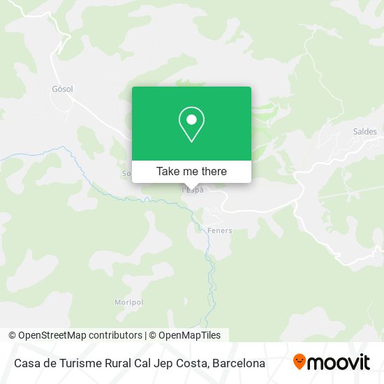 Casa de Turisme Rural Cal Jep Costa map