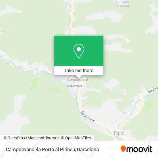 Campdevànol-la Porta al Pirineu map