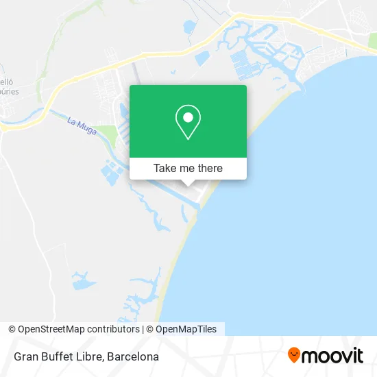 Gran Buffet Libre map