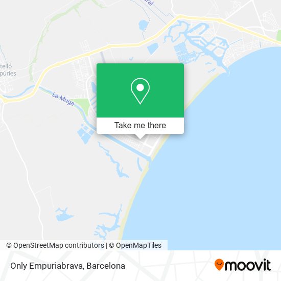 Only Empuriabrava map