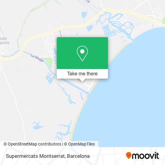 Supermercats Montserrat map