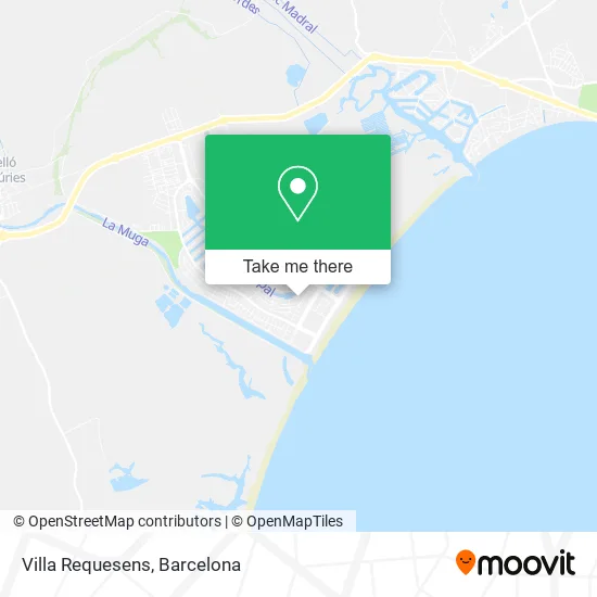 Villa Requesens map