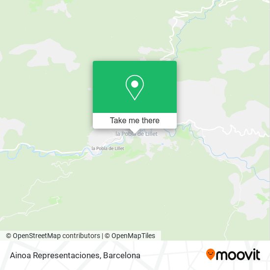 Ainoa Representaciones map