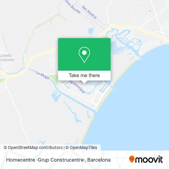 Homecentre -Grup Construcentre- map
