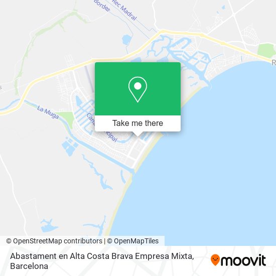 Abastament en Alta Costa Brava Empresa Mixta map