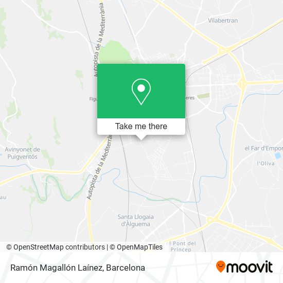 Ramón Magallón Laínez map