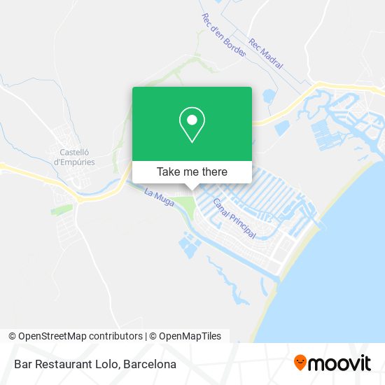 Bar Restaurant Lolo map