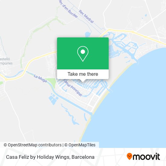 Casa Feliz by Holiday Wings map