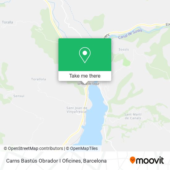 Carns Bastús Obrador I Oficines map