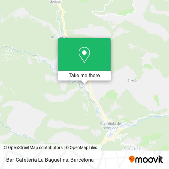 Bar-Cafetería La Baguetina map