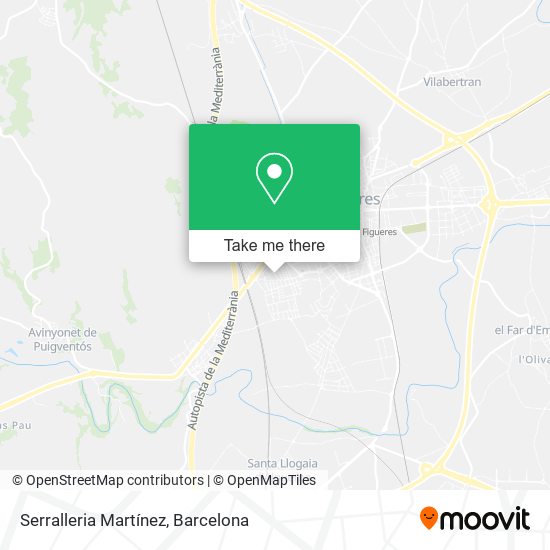 Serralleria Martínez map