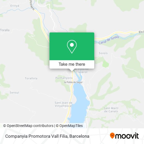 Companyia Promotora Vall Filia map