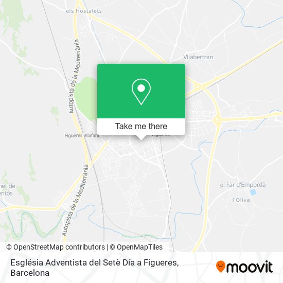 Església Adventista del Setè Día a Figueres map