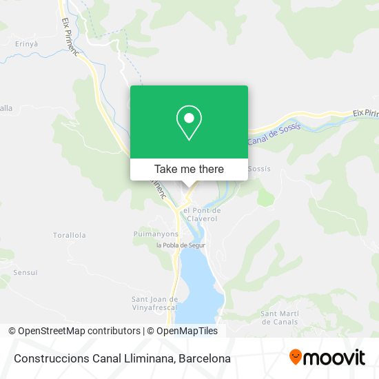Construccions Canal Lliminana map