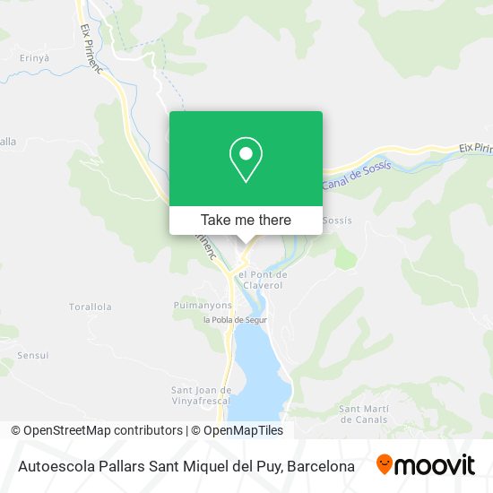 Autoescola Pallars Sant Miquel del Puy map