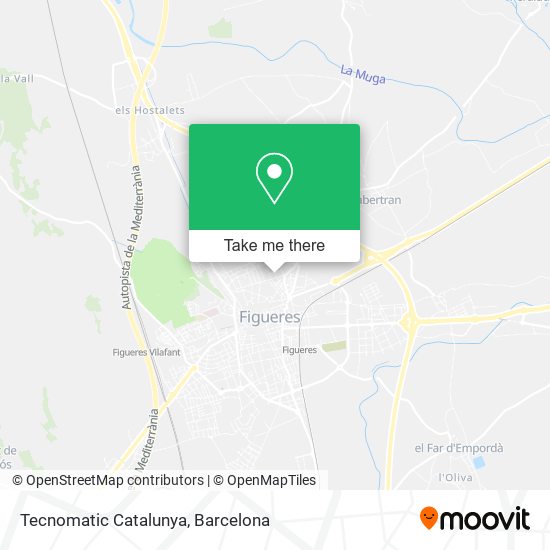 Tecnomatic Catalunya map