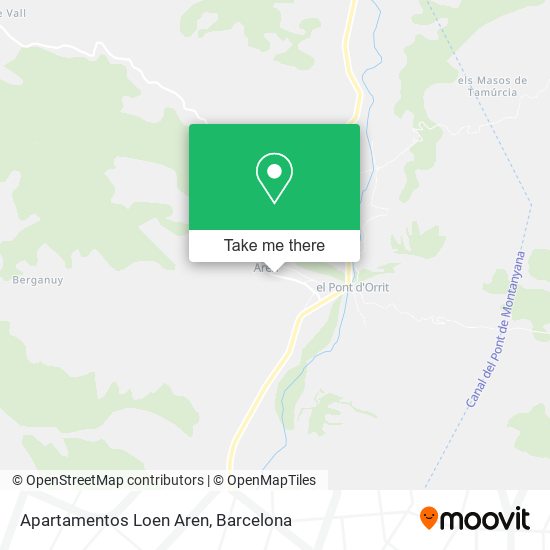 Apartamentos Loen Aren map