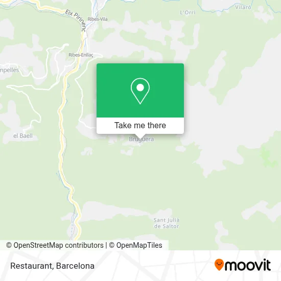 Restaurant map