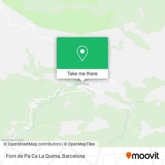 Forn de Pa Ca La Quima map