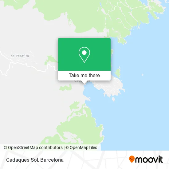 Cadaques Sol map