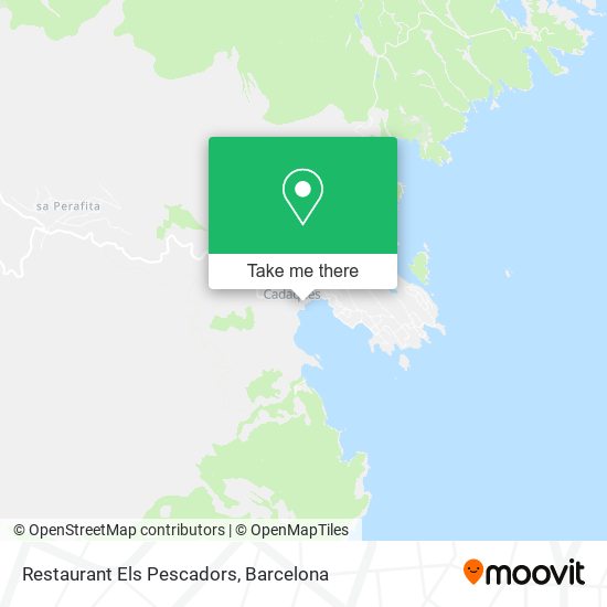 Restaurant Els Pescadors map