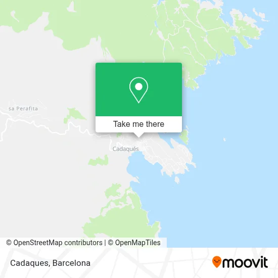 Cadaques map