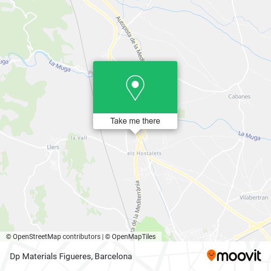 Dp Materials Figueres map