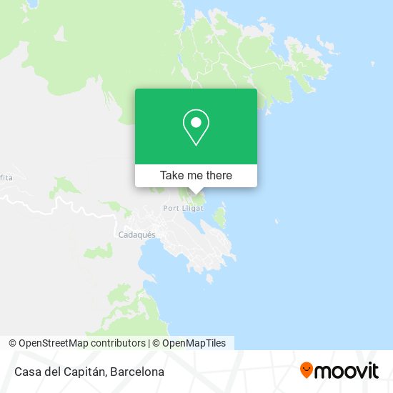Casa del Capitán map