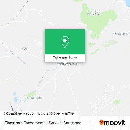 Finestram Tancaments I Serveis map