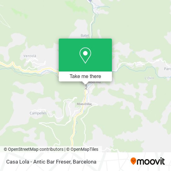 Casa Lola - Antic Bar Freser map