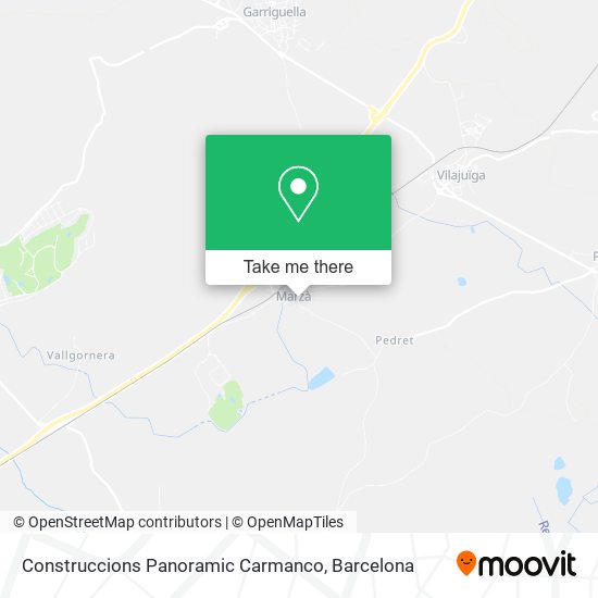 Construccions Panoramic Carmanco map