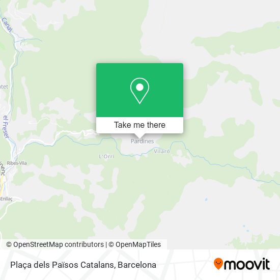 Plaça dels Països Catalans map