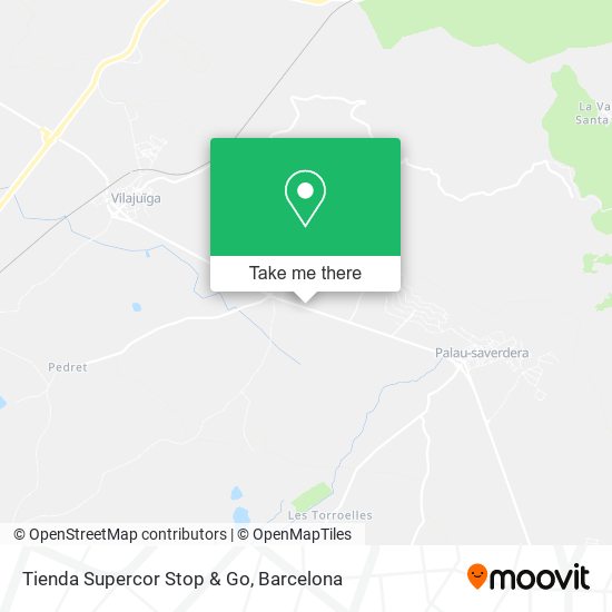 Tienda Supercor Stop & Go map