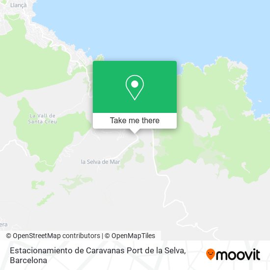 Estacionamiento de Caravanas Port de la Selva map