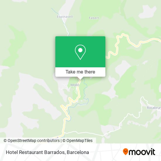Hotel Restaurant Barrados map