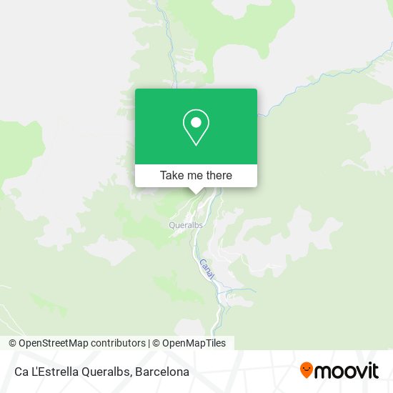 Ca L'Estrella Queralbs map