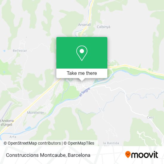 Construccions Montcaube map