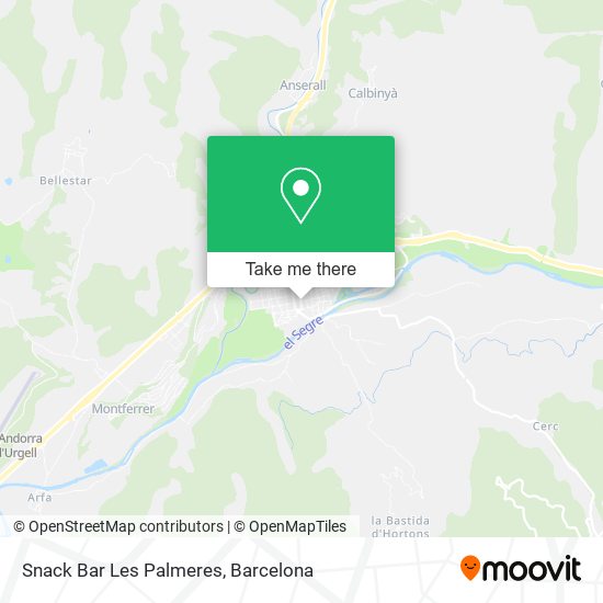 Snack Bar Les Palmeres map