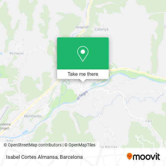 Isabel Cortes Almansa map