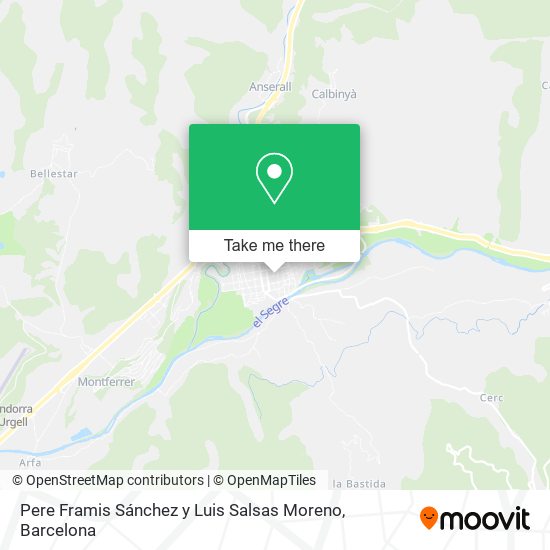 Pere Framis Sánchez y Luis Salsas Moreno map